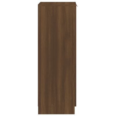 vidaXL barna tölgyszínű szerelt fa cipősszekrény 30 x 35 x 100 cm