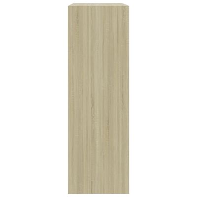 vidaXL sonoma-tölgy színű szerelt fa könyvespolc 60 x 24 x 76 cm