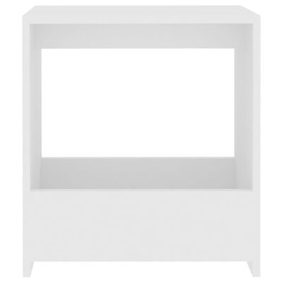 vidaXL fehér forgácslap kisasztal 50 x 26 x 50 cm