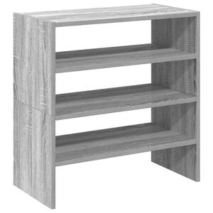 vidaXL 2 db sz&uuml;rke sonoma cipőtart&oacute; &aacute;llv&aacute;ny halmozhat&oacute; 60x30x30,5 cm