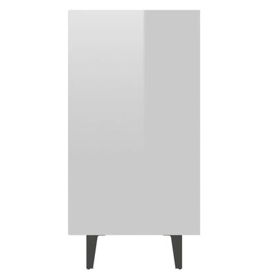 vidaXL magasfényű fehér forgácslap tálalószekrény 103,5 x 35 x 70 cm