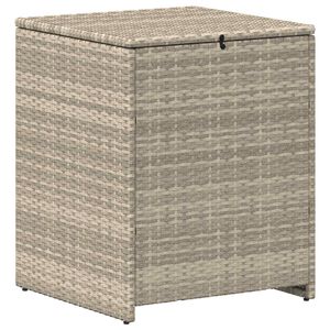vidaXL P&aacute;rn&aacute;s doboz Vil&aacute;gossz&uuml;rke 55 x 55 x 69 cm polirattan