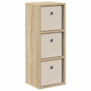 vidaXL Sz&eacute;f fi&oacute;kkal Sonoma t&ouml;lgy 25,5 x 22 x 69,5 cm