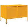 vidaXL mustársárga hidegen hengerelt acél TV-szekrény 68x39x43,5 cm