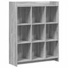 vidaXL K&ouml;nyvszekr&eacute;ny Sz&uuml;rke Sonoma 87,5 x 30 x 111 cm Szerelt Fa