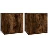 vidaXL 2 db f&uuml;st&ouml;s t&ouml;lgy falra szerelhető TV-szekr&eacute;ny 40x34,5x40 cm