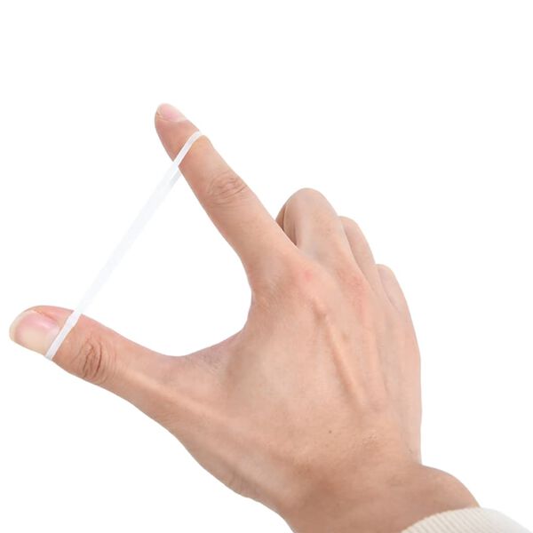 vidaXL 2500 db fekete szilikon fonószalag lóhoz