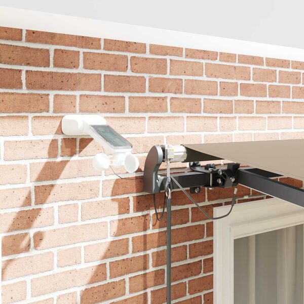 vidaXL Napernyő Anyag tartalmaz B&eacute;zs 300 x 250 cm Poli&eacute;szter