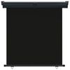 vidaXL fekete erkély oldalnapellenző 175 x 250 cm