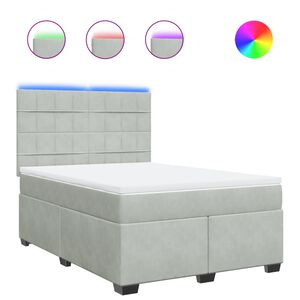 vidaXL vil&aacute;gossz&uuml;rke b&aacute;rsony rug&oacute;s &aacute;gy matraccal 140x190 cm