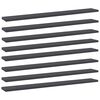 vidaXL 8 db sz&uuml;rke forg&aacute;cslap k&ouml;nyvespolc 80 x 10 x 1,5 cm