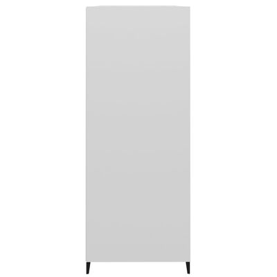 vidaXL magasfényű fehér szerelt fa tálalószekrény 69,5 x 32,5 x 90 cm