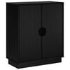 vidaXL Sz&eacute;f VENRAY Fekete 66 x 33 x 77,5 cm Szerelt Fa
