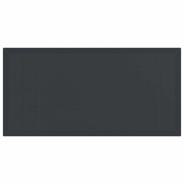 vidaXL Kert &eacute;tkező szett 7 pcs Antracit Polipropil&eacute;n