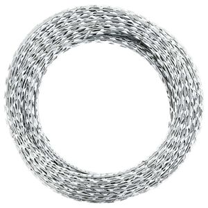 vidaXL horganyzott ac&eacute;l spir&aacute;lis sz&ouml;gesdr&oacute;t tekercs 100 m