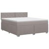 vidaXL Boxspring &aacute;gy matraccal T&oacute;psz&iacute;nű 160 x 200 cm Sz&ouml;vet