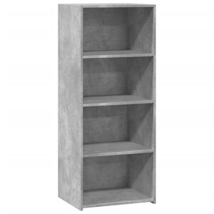 vidaXL betonsz&uuml;rke szerelt fa magasszekr&eacute;ny 50 x 41 x 124 cm
