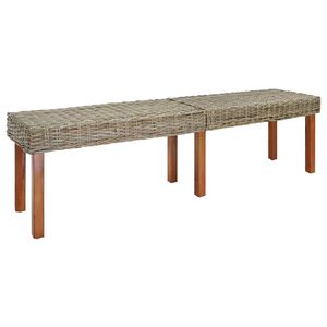vidaXL pad Term&eacute;szetes 160 x 35 x 45 cm T&ouml;m&ouml;r Mang&oacute;f&aacute;t