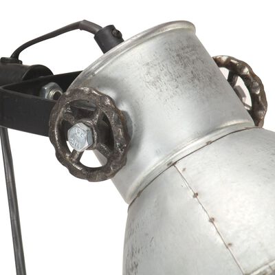 vidaXL öntött vas állólámpa 2 db ezüstszínű lámpaernyővel E27