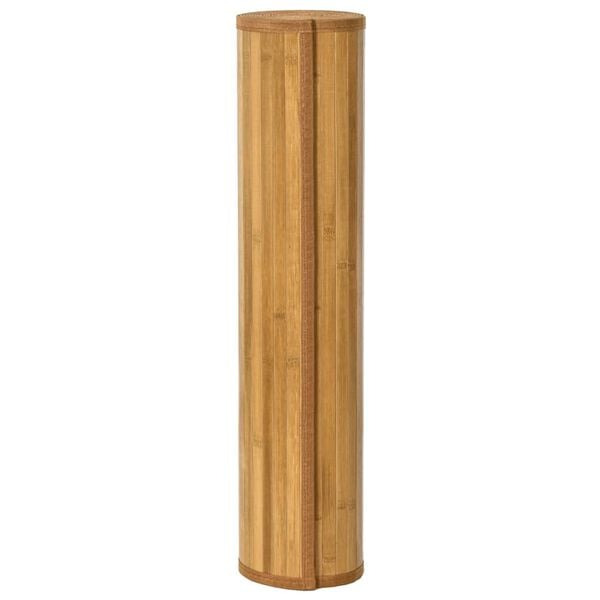 vidaXL n&eacute;gysz&ouml;gletű term&eacute;szetes bambusz szőnyeg 70 x 300 cm