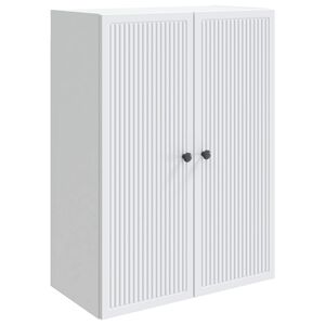 vidaXL Fali szekr&eacute;ny Feh&eacute;r 66 x 34,5 x 90 cm Szerelt Fa