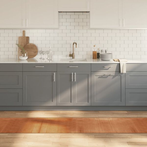 vidaXL n&eacute;gysz&ouml;gletű term&eacute;szetes bambusz szőnyeg 60 x 500 cm