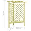 vidaXL impregn&aacute;lt fenyőfa kerti sarokpergola 130 x 130 x 197 cm