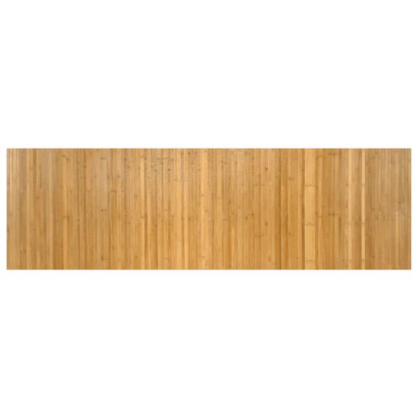 vidaXL n&eacute;gysz&ouml;gletű term&eacute;szetes bambusz szőnyeg 60 x 200 cm