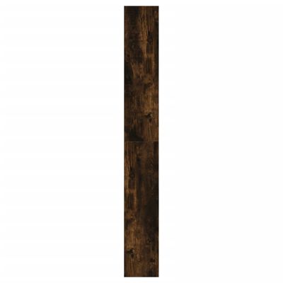 vidaXL füstös tölgyszínű szerelt fa cipőszekrény 60 x 21 x 163,5 cm