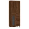 vidaXL barna t&ouml;lgy sz&iacute;nű szerelt fa magasszekr&eacute;ny 69,5 x 34 x 180 cm