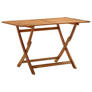 vidaXL t&ouml;m&ouml;r ak&aacute;cfa &ouml;sszecsukhat&oacute; kerti asztal 120 x 70 x 75 cm