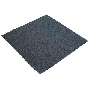 vidaXL Szőnyegcsempe K&eacute;k Sz&uuml;rke 50 x 50 cm 4 db PP &eacute;s Bitumen