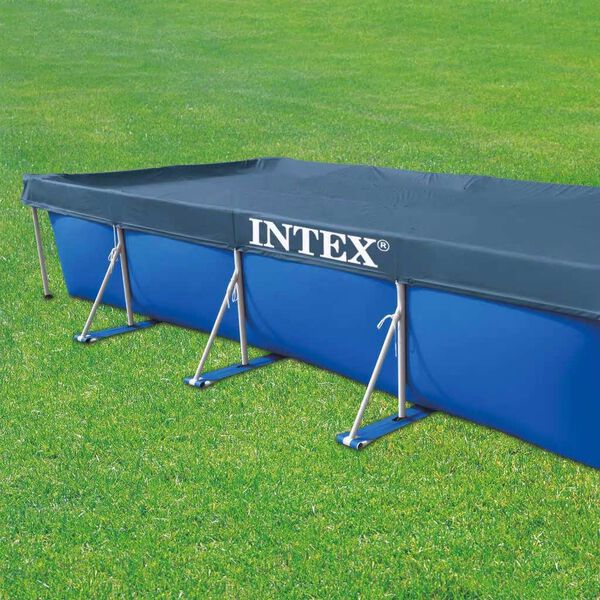 Intex t&eacute;glalap alak&uacute; medencetakar&oacute; 450 x 220 cm 28039
