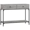 vidaXL sz&uuml;rke sonoma sz&iacute;nű szerelt fa konzolasztal 100 x 34,5 x 75 cm