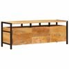 vidaXL T&aacute;rol&oacute; szekr&eacute;nyek fi&oacute;kkal Barna 110 x 30 x 40 cm T&ouml;m&ouml;r Mang&oacute;f&aacute;t