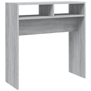 vidaXL sz&uuml;rke sonoma sz&iacute;nű szerelt fa t&aacute;lal&oacute;asztal 78 x 30 x 80 cm