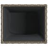 vidaXL sz&uuml;rke polyrattan kerti &uuml;ltetől&aacute;da 36x30x32 cm