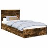 vidaXL T&aacute;rol&oacute;s &Aacute;gy fi&oacute;kkal F&uuml;st&ouml;lt t&ouml;lgy 100 x 200 cm Szerelt Fa