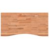vidaXL t&ouml;m&ouml;r b&uuml;kkfa &iacute;r&oacute;asztallap 100 x (45-50) x 2,5 cm