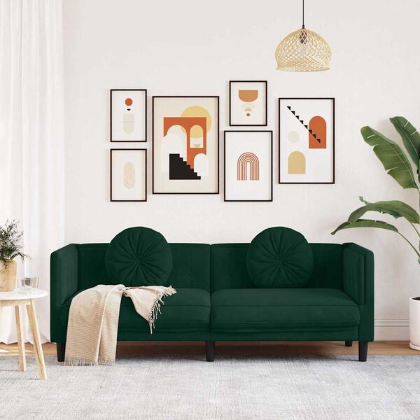 vidaXL s&ouml;t&eacute;tz&ouml;ld b&aacute;rsony 3 szem&eacute;lyes kanap&eacute; p&aacute;rn&aacute;kkal