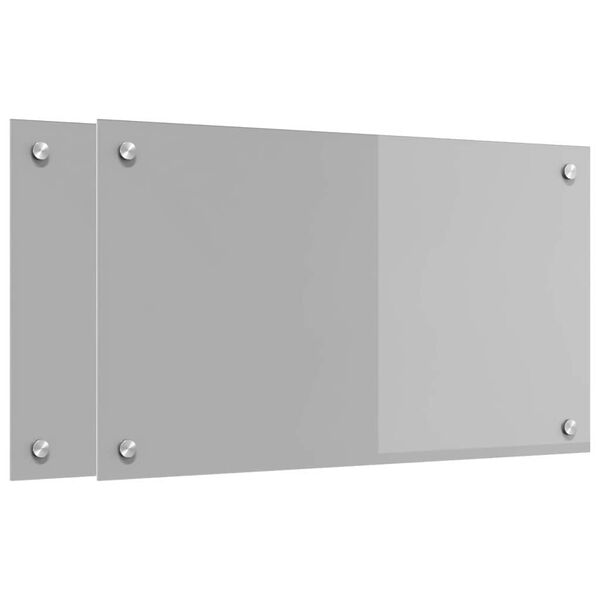 vidaXL Konyhai splashback 2 pcs Vil&aacute;gossz&uuml;rke 70 x 40 cm edzett &uuml;veg