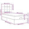 vidaXL Ottom&aacute;n &aacute;gykeret matracokkal s&ouml;t&eacute;tk&eacute;k 80x200cm b&aacute;rsony