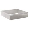 vidaXL Csiga ker&iacute;t&eacute;sek 8 db 100 x 3,5 x 25 cm Rozsdamentes ac&eacute;l Ez&uuml;st