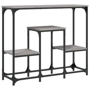 vidaXL sz&uuml;rke sonoma sz&iacute;nű szerelt fa t&aacute;lal&oacute;asztal 89,5 x 28 x 76 cm