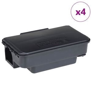 vidaXL 4 db fekete eg&eacute;rfog&oacute; 22x12,5x7,5 cm