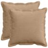 vidaXL P&aacute;rna huzat 2 db HOUTEN Barna 40 x 40 cm cord