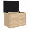 vidaXL sonoma t&ouml;lgyfa t&aacute;rol&oacute;pad 62 x 42 x 45 cm