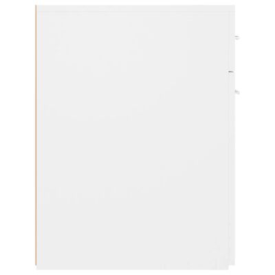 vidaXL fehér forgácslap patikaszekrény 20 x 45,5 x 60 cm