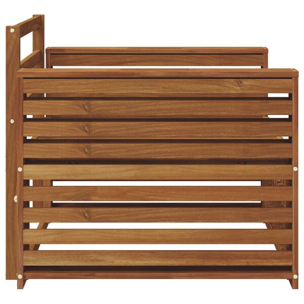 vidaXL 2 Darab Karfa n&eacute;lk&uuml;li kanap&eacute; T&ouml;m&ouml;r Ak&aacute;cfa Term&eacute;szetes