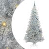vidaXL Kar&aacute;csonyfa 300 LED-del &aacute;llv&aacute;nnyal Ez&uuml;st 240 cm PET